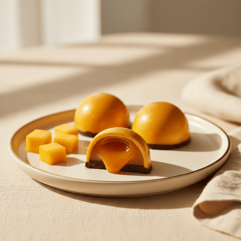 Golden Mango Dome Chocolate