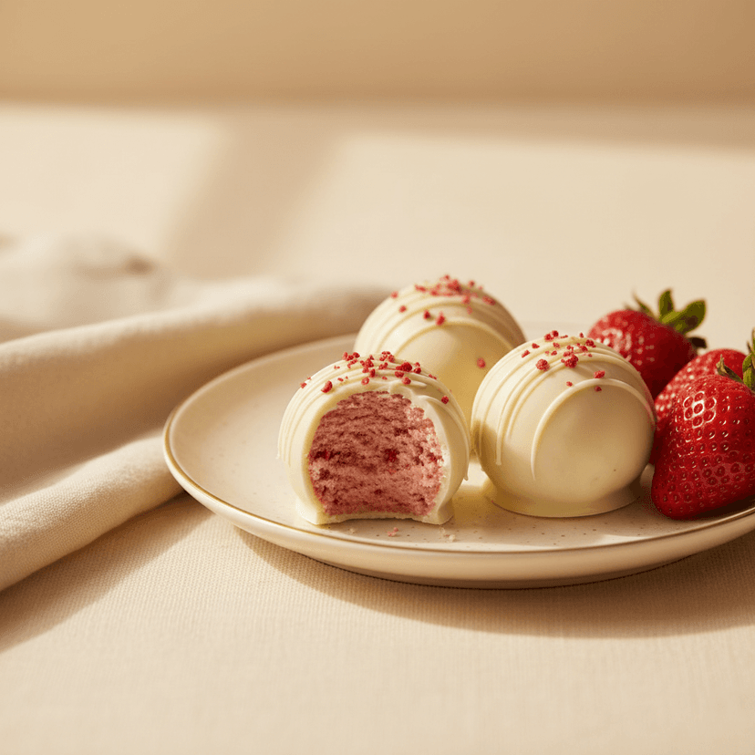 Strawberry Shortcake Truffle
