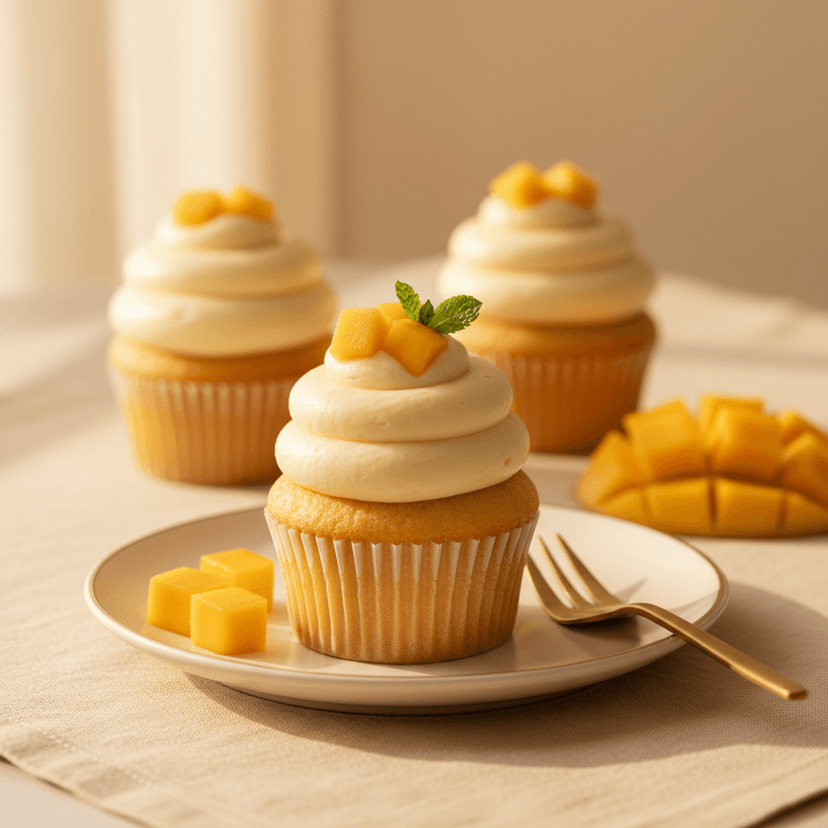 Mango Cupcake