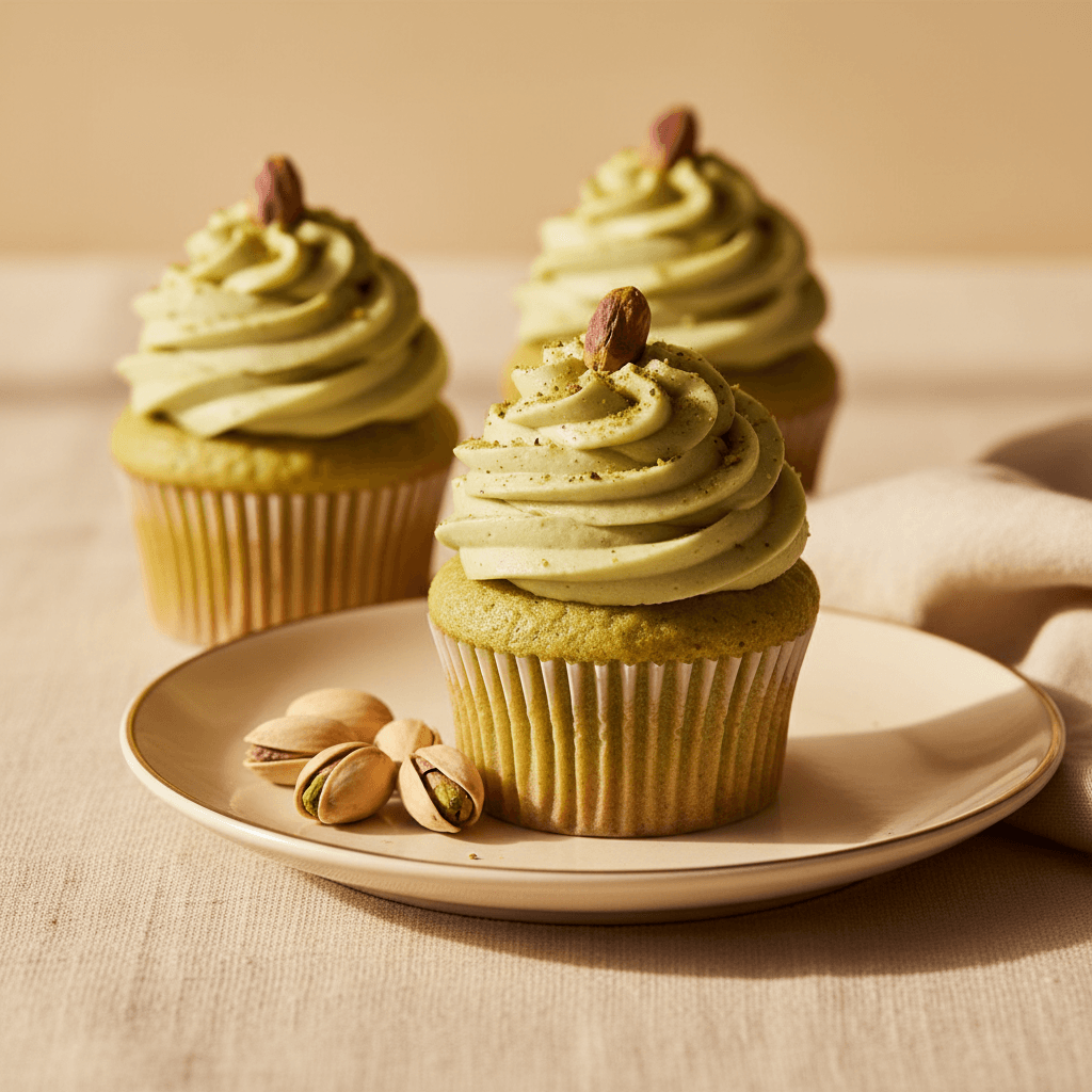 Pistachio Cupcake