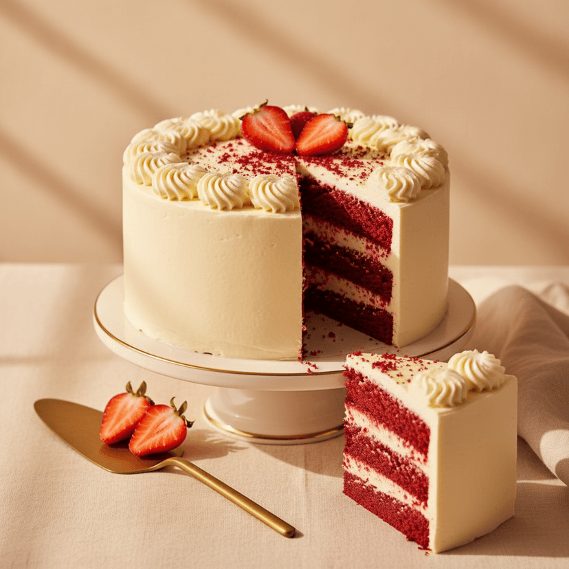 Red Velvet Gateaux
