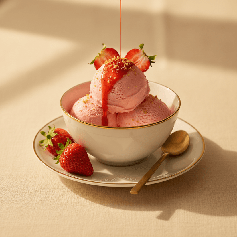 Strawberry Crunch Gelato