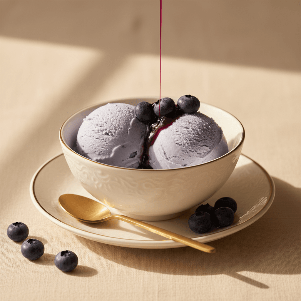 Blueberry Ice Cream