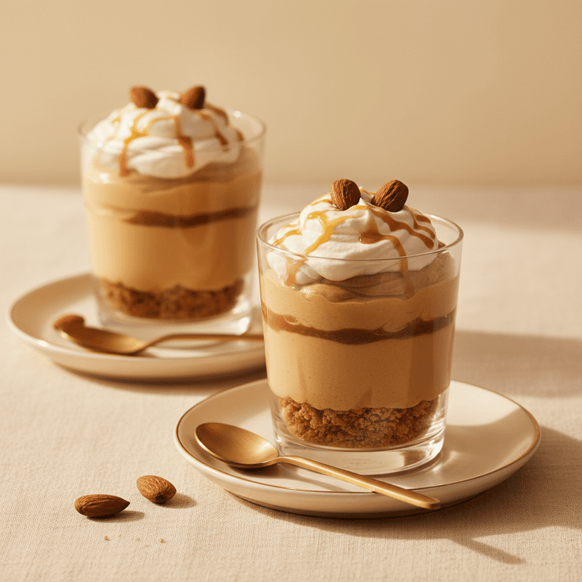 Almond Caramel Mousse