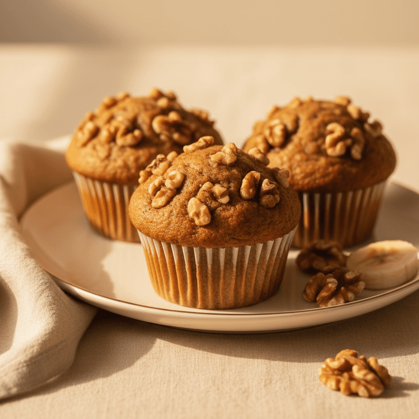 Banana Walnut Muffin