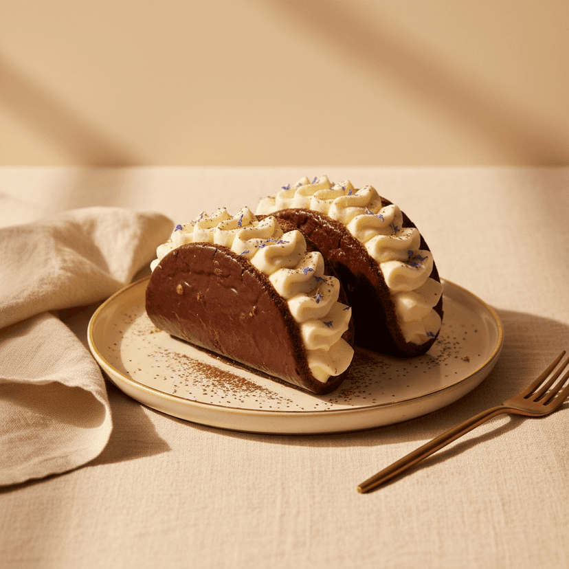 Tiramisu Cake Tacos