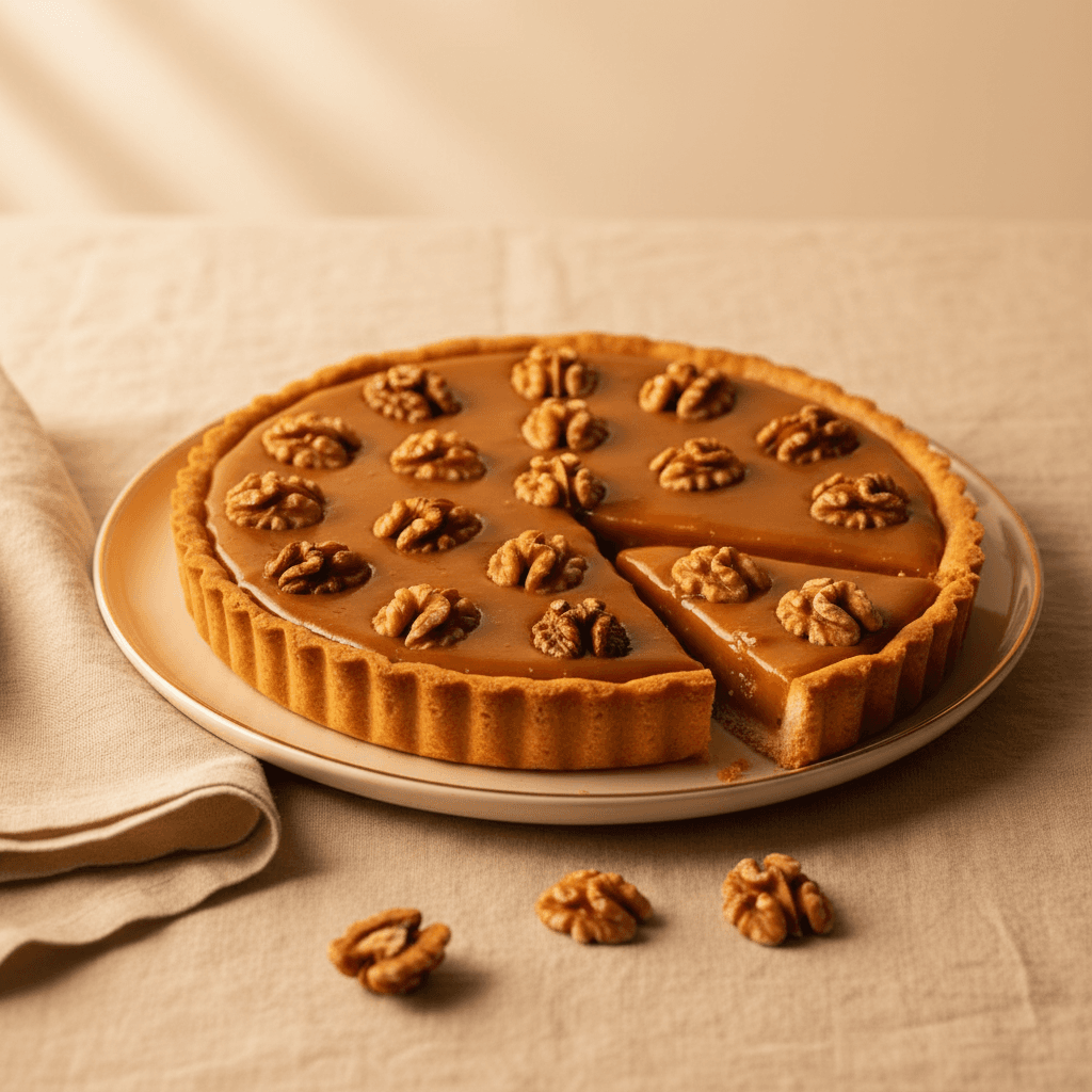 Walnut Fudge Tart