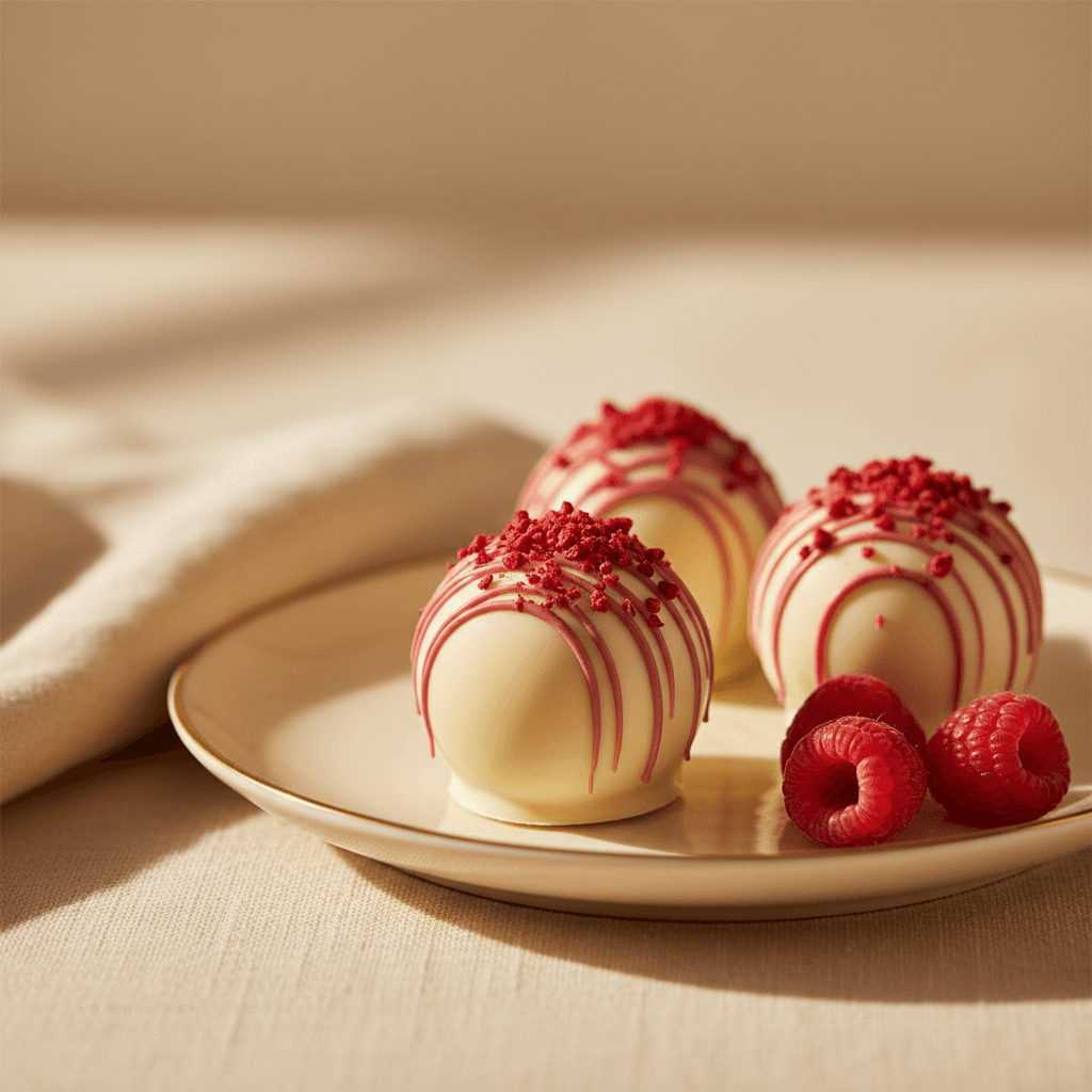 White Choc Raspberry Truffle