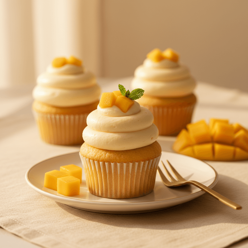 Mango Cupcake