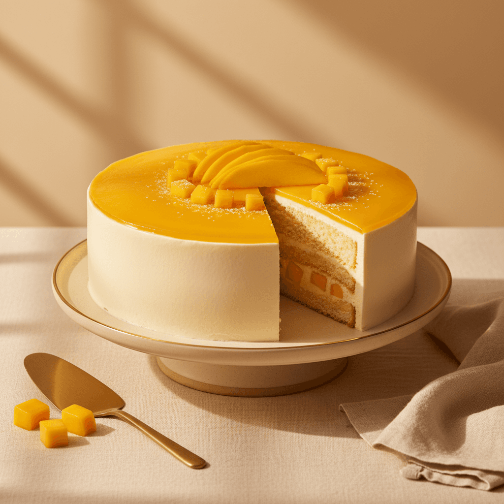 Fresh Mango Gateaux