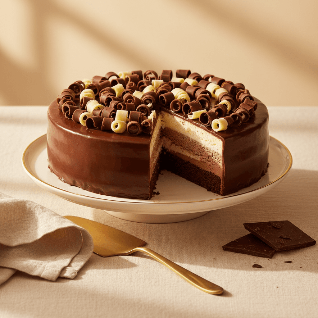 Triple Chocolate Gateaux