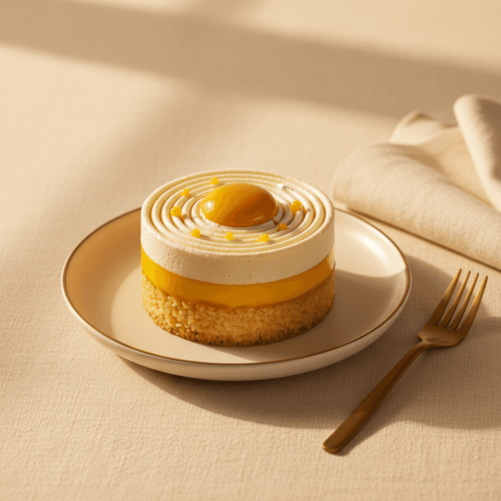 Coconut & Mango Petit Gateau